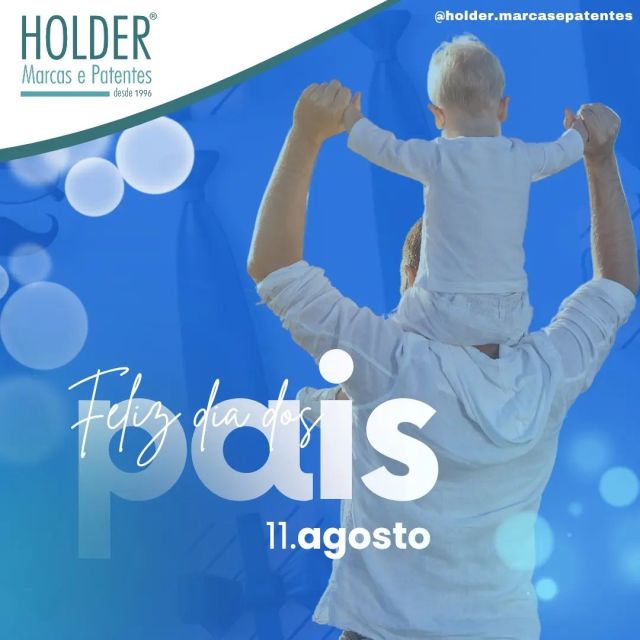 Os profissionais da HOLDER Marcas e Patentes Ltda, desejam um Feliz Dia dos Pais! 

#trademark #marcasepatentes #holdermarcasepatentes #patente #marca #inpi #abapisul #registresuamarca #registresuacriação #protecaocomregistro #desenhoindustrial #faleconosco #felizduadospais